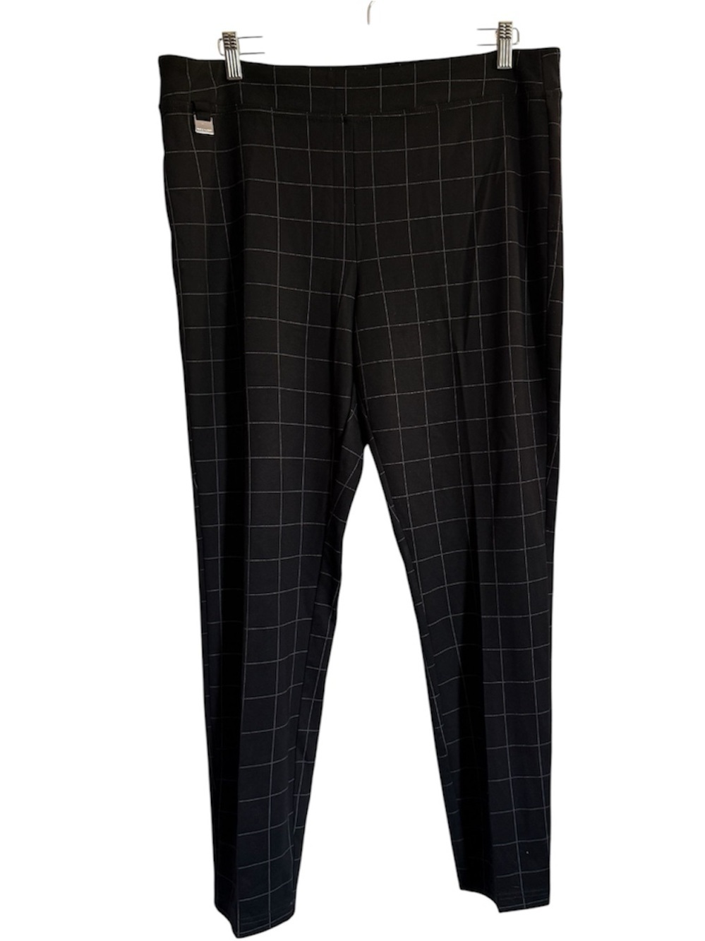 Zac & Rachel Black Windowpane Skinny Pants